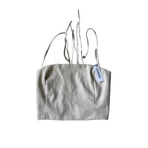 Garage Clothing Faux Leather Top Size XL